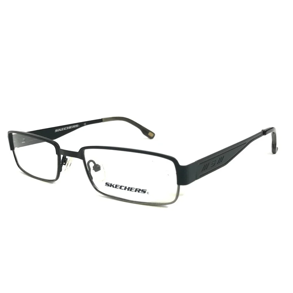 Skechers Eyeglasses Frames SK3060 MBLK Matte Black Rectangle Wire Rim 50-18-140